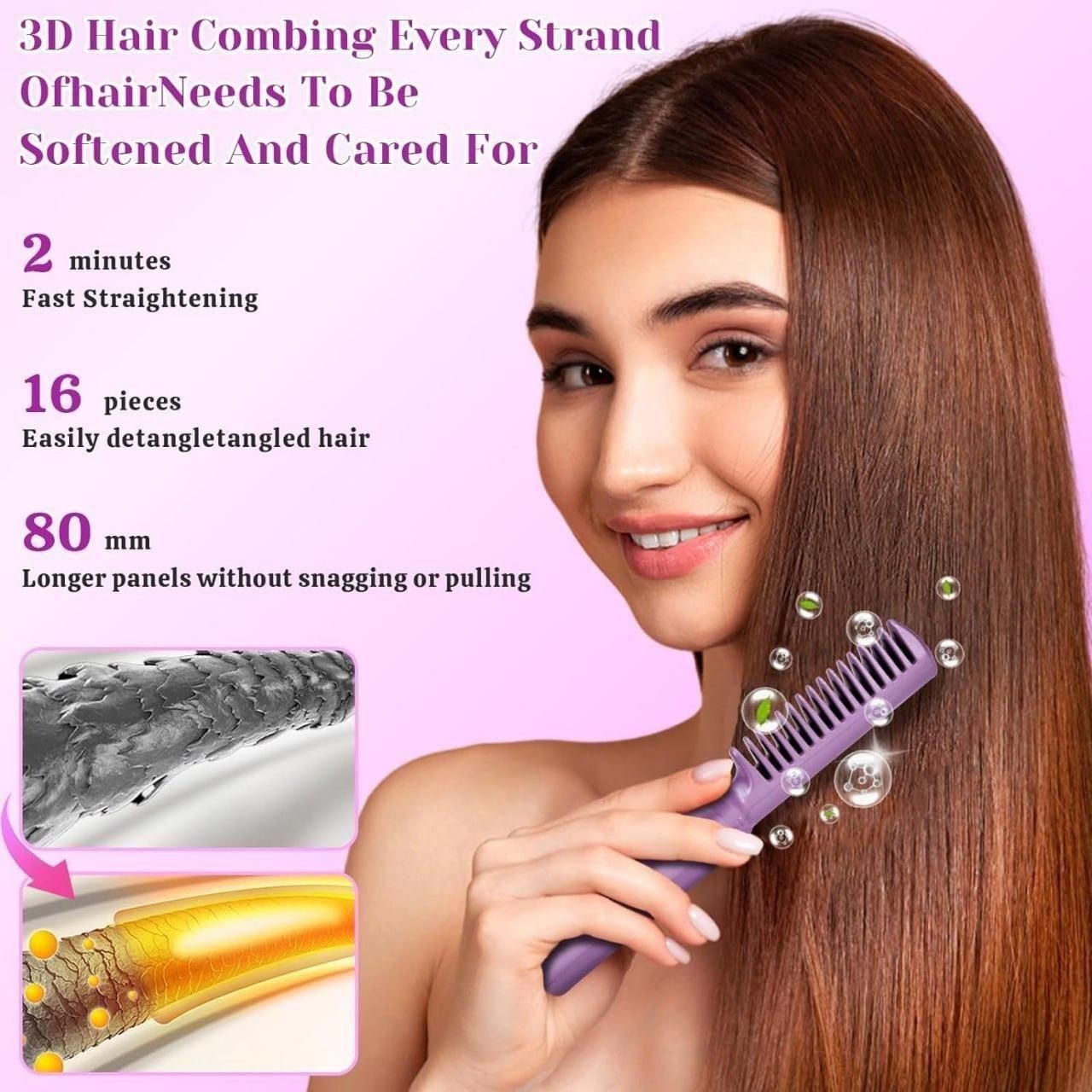 Simple mini Adjustable Hair Straightener