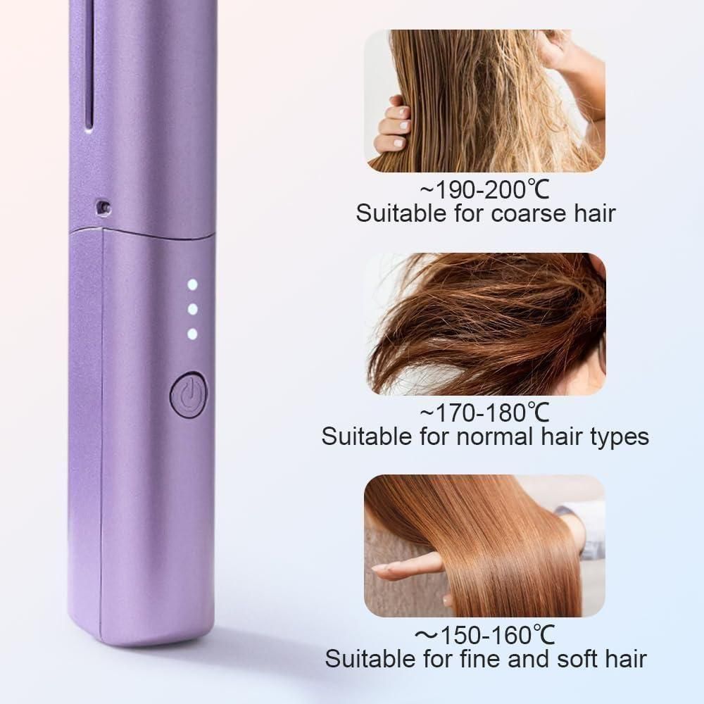 Simple mini Adjustable Hair Straightener
