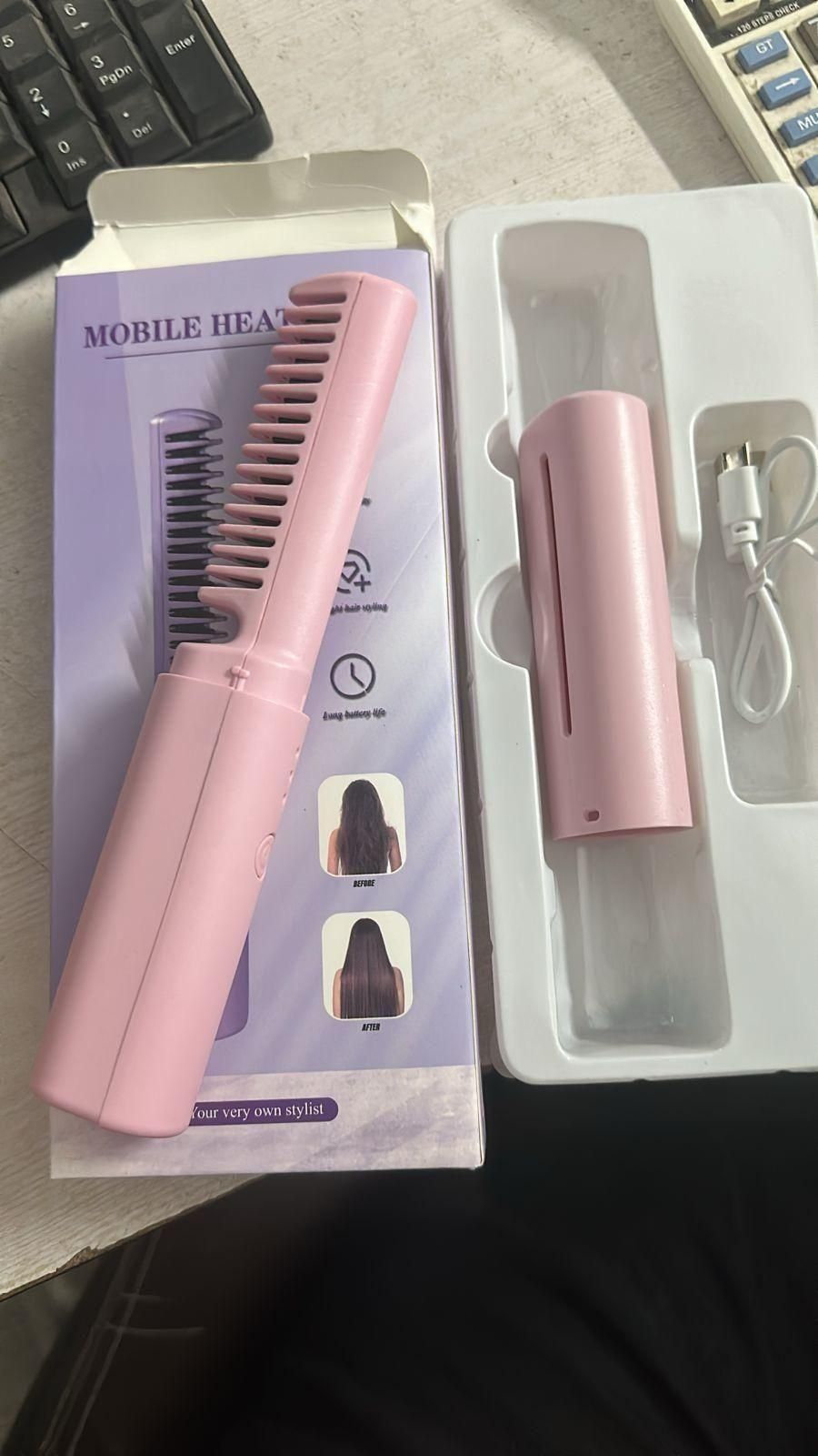 Simple mini Adjustable Hair Straightener