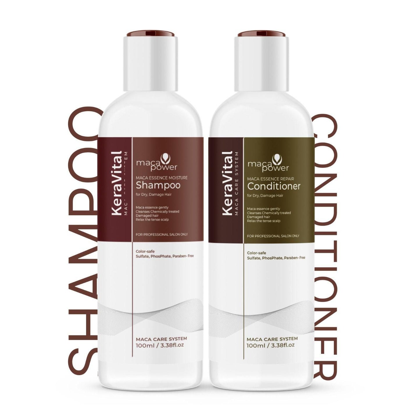 Smooth hair Repair Set: Shampoo & Conditioner with Maca Care System (Pack of 2)