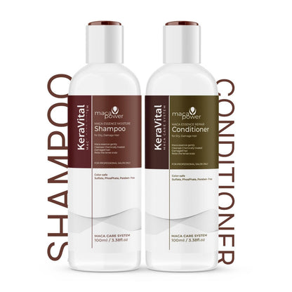Smooth hair Repair Set: Shampoo & Conditioner with Maca Care System (Pack of 2)