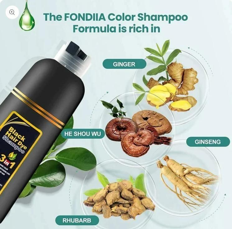 𝐈𝐧𝐬𝐭𝐚𝐧𝐭 𝐛𝐥𝐚𝐜𝐤 𝐜𝐨𝐥𝐨𝐫 𝐡𝐚𝐢𝐫 𝐝𝐲𝐞 𝐬𝐡𝐚𝐦𝐩𝐨𝐨(𝟏𝟎𝟎𝐦𝐥) 𝐩𝐚𝐜𝐤 𝐨𝐟 𝟐😱