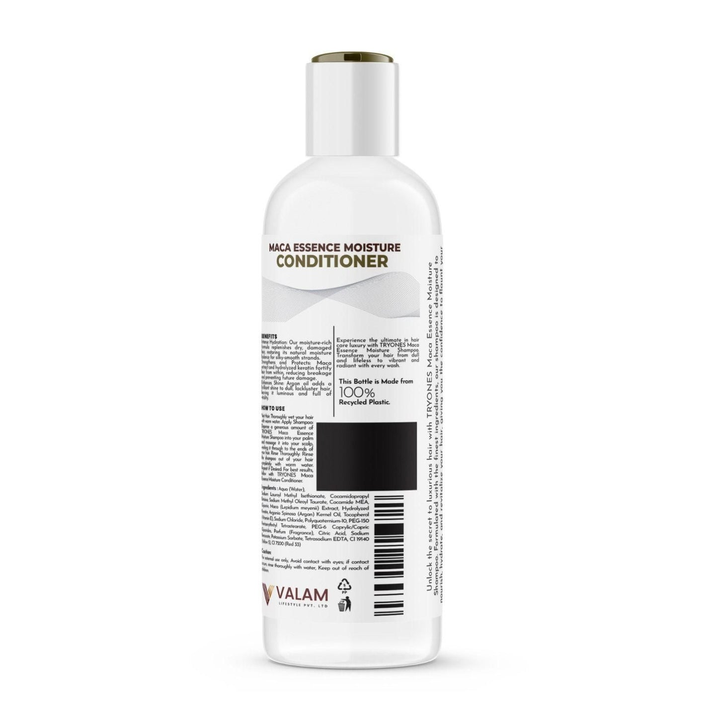 Smooth hair Repair Set: Shampoo & Conditioner with Maca Care System (Pack of 2)